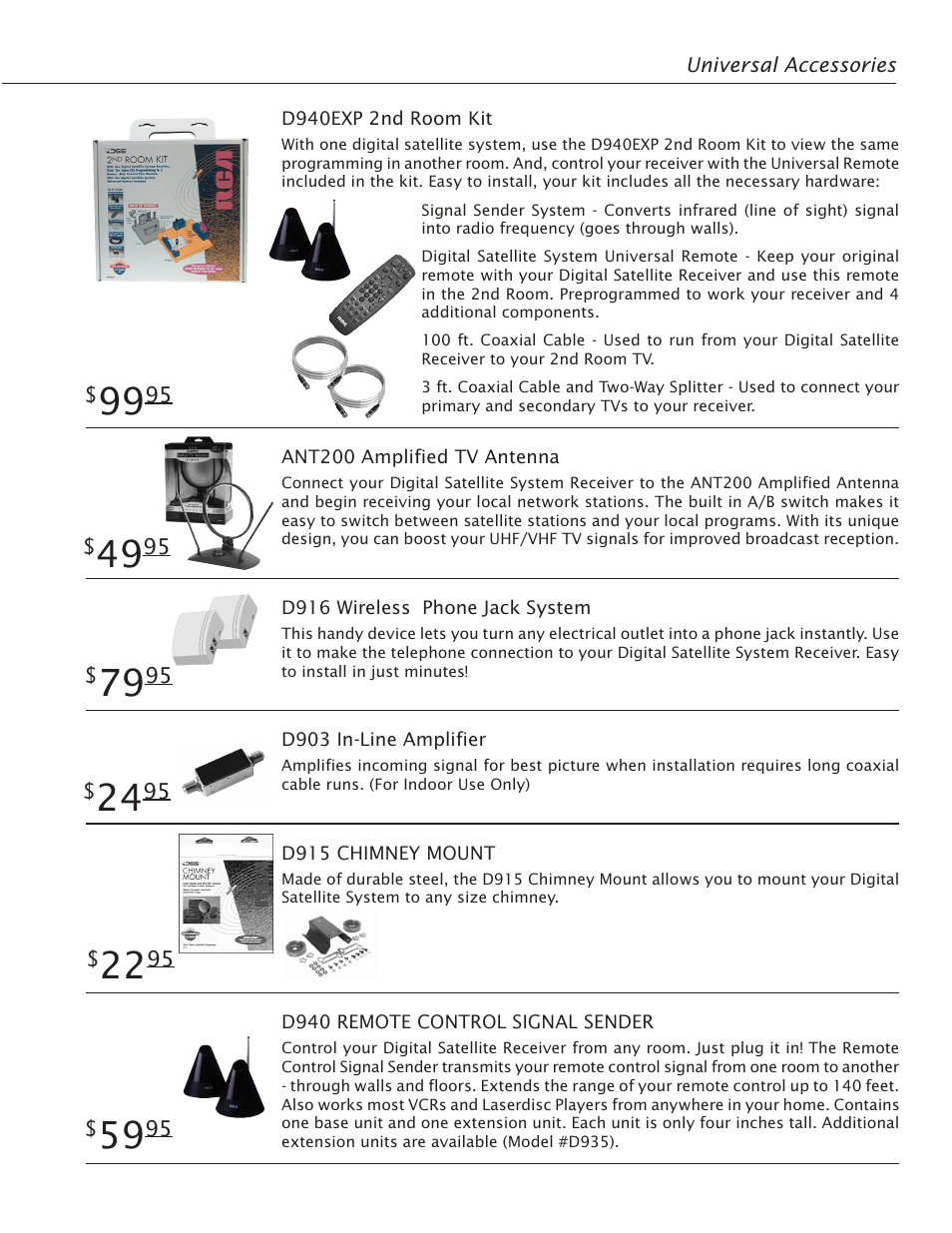 RCA Satellite TV Antenna User Manual | Page 3 / 48