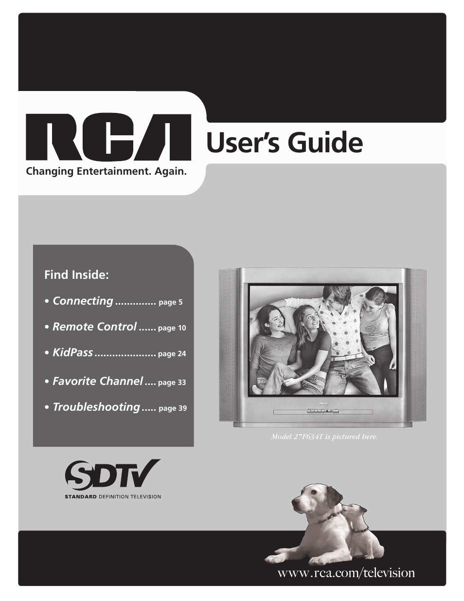 RCA 32V524T User Manual | 48 pages