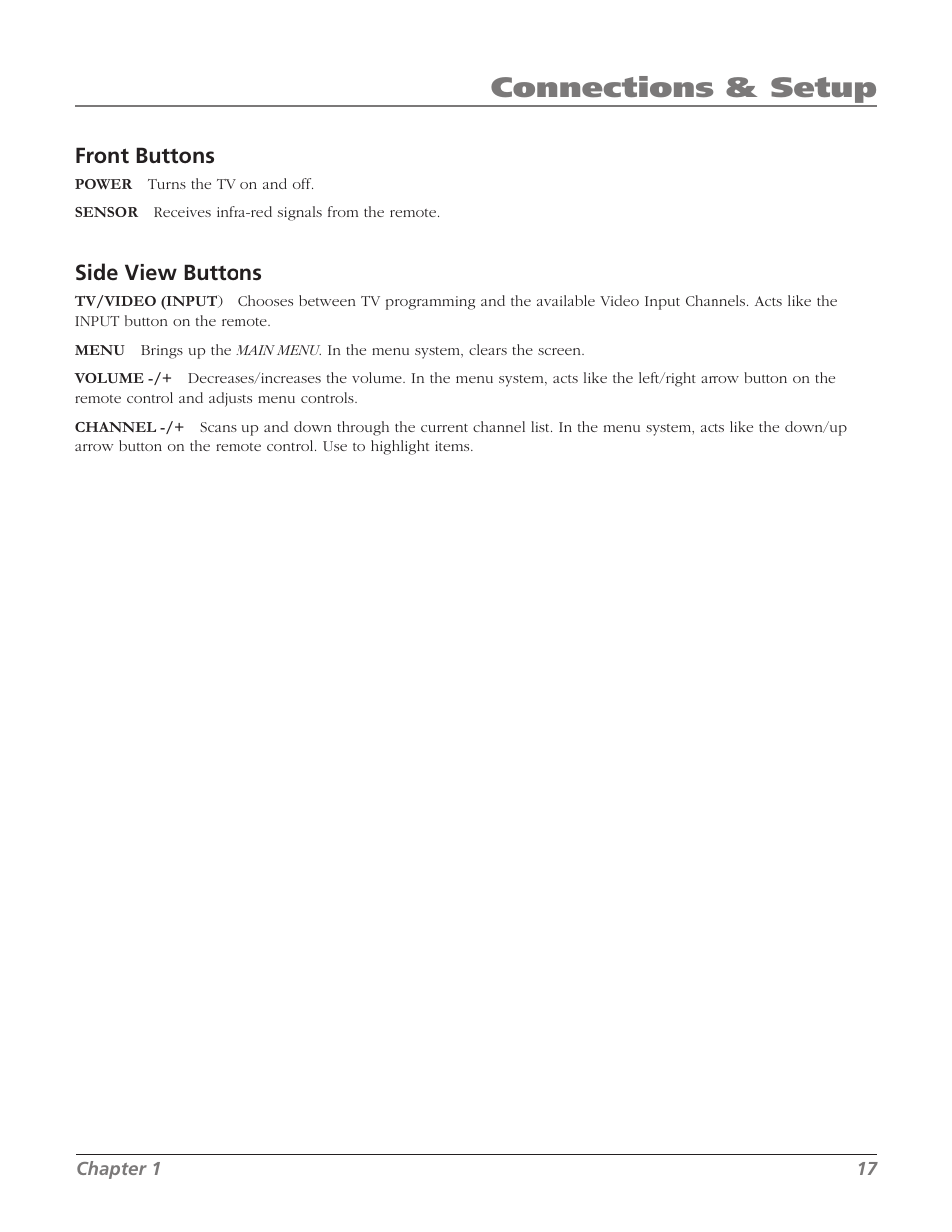 Connections & setup | RCA 32V524T User Manual | Page 19 / 48