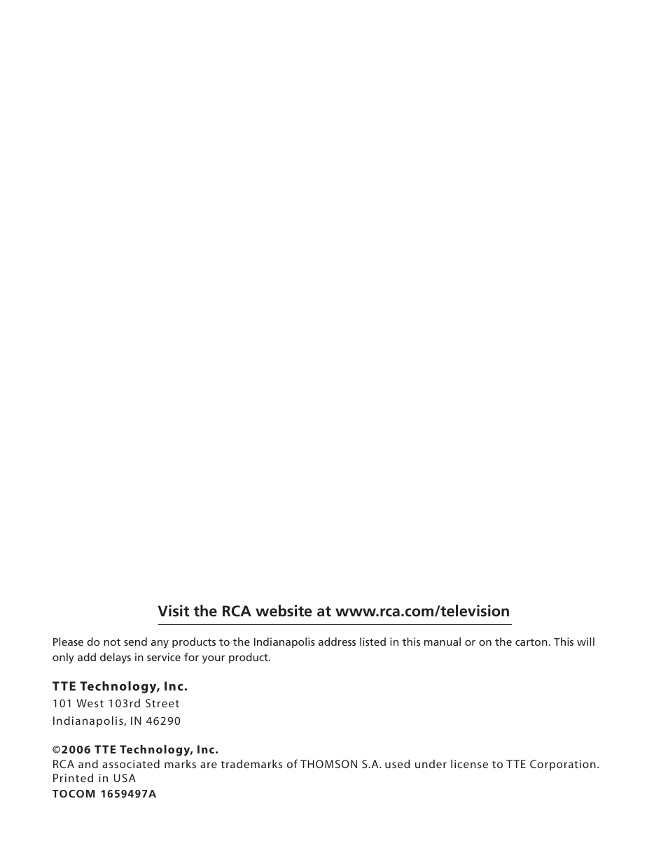 RCA 32V524T User Manual | Page 48 / 48
