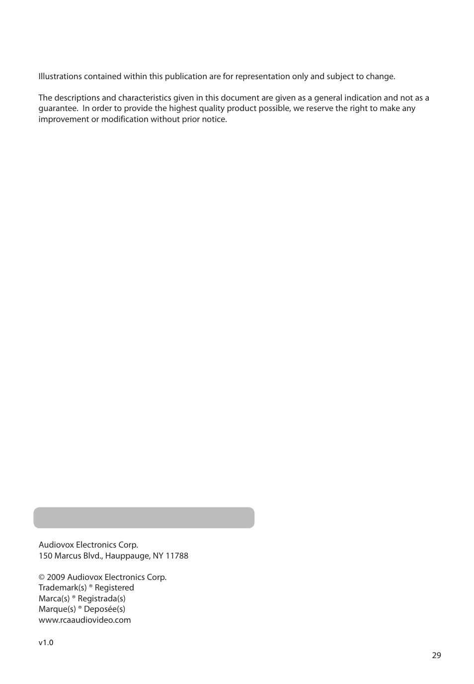 RCA SC2104  EU User Manual | Page 29 / 87