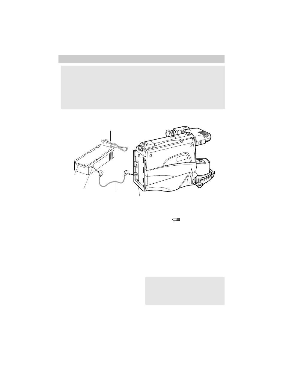 Powering the camcorder, Using the adapter/charger to power your camcorder, Caution | RCA CC417 User Manual | Page 12 / 64