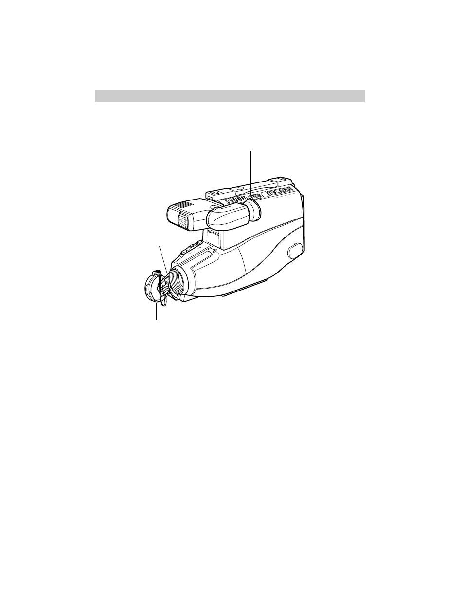 Remove the lens cap and attach, Turn on the camcorder, First-time operation | Continued on next page) | RCA CC417 User Manual | Page 7 / 64
