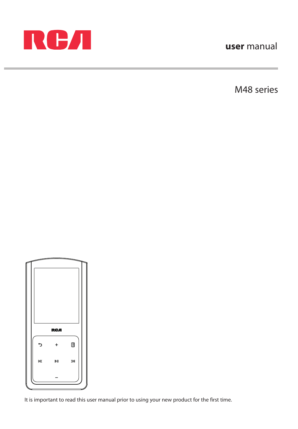 RCA M48 User Manual | 39 pages