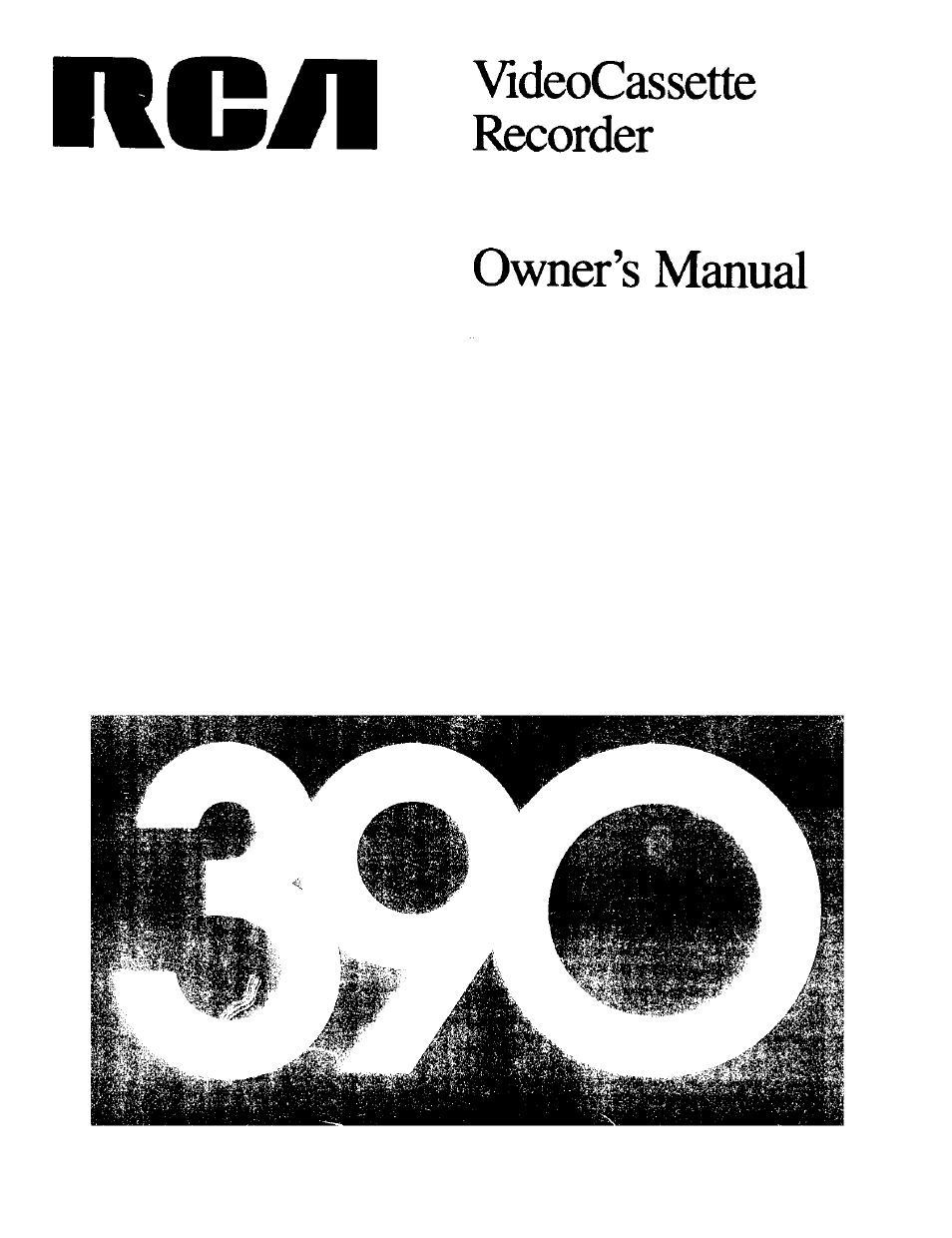 RCA 390 User Manual | 30 pages