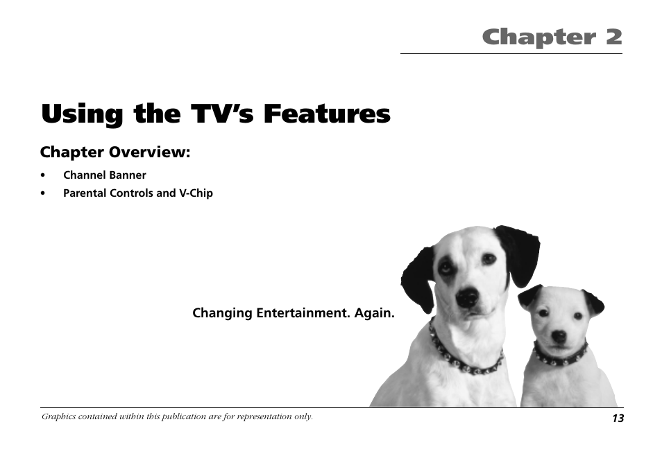 Chapter 2: using the tv's features, Using the tv’s features, Chapter 2 | RCA F19431 User Manual | Page 15 / 52