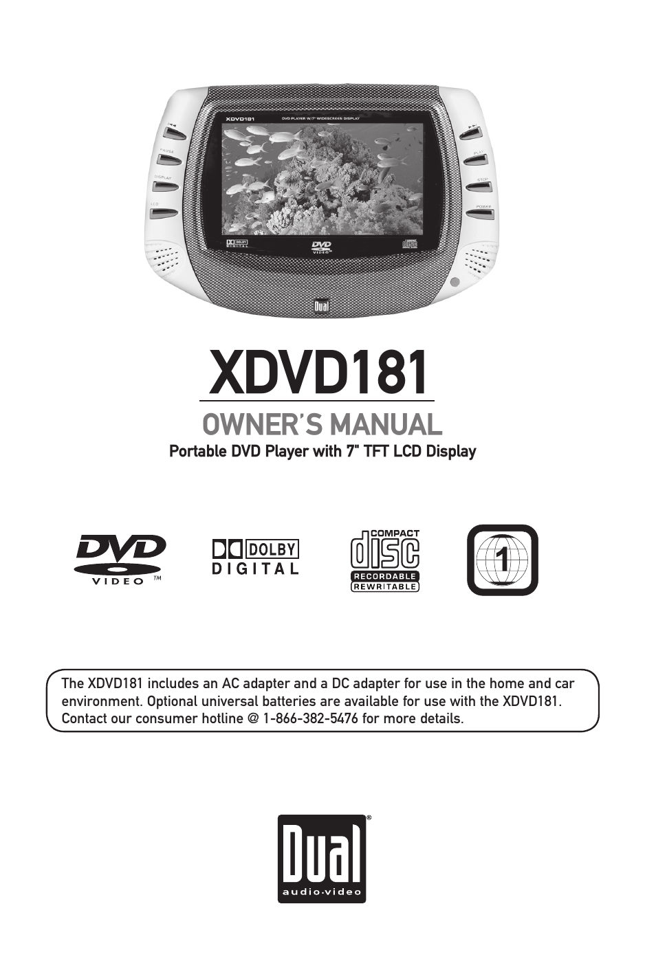 RCA XDVD181 User Manual | 20 pages