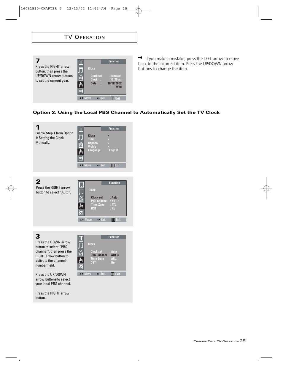 T v o | RCA B27TF685 User Manual | Page 27 / 76