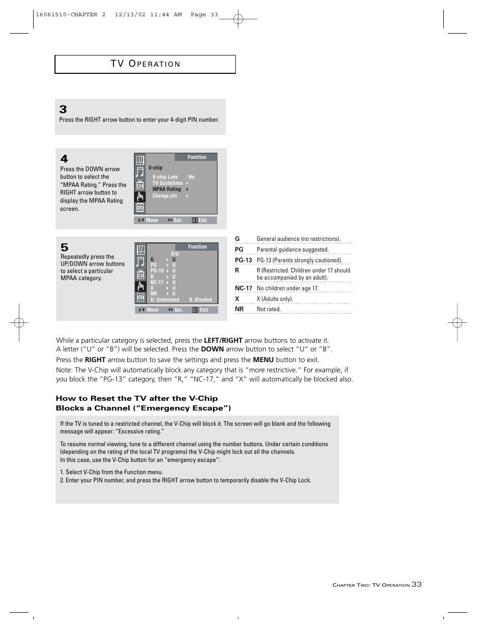 T v o | RCA B27TF685 User Manual | Page 35 / 76