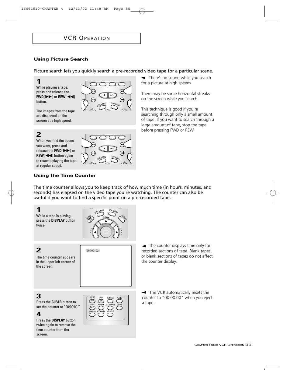 V c r o | RCA B27TF685 User Manual | Page 57 / 76