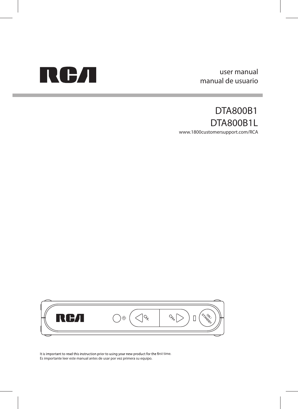 RCA 811-DTA891W030 User Manual | 32 pages