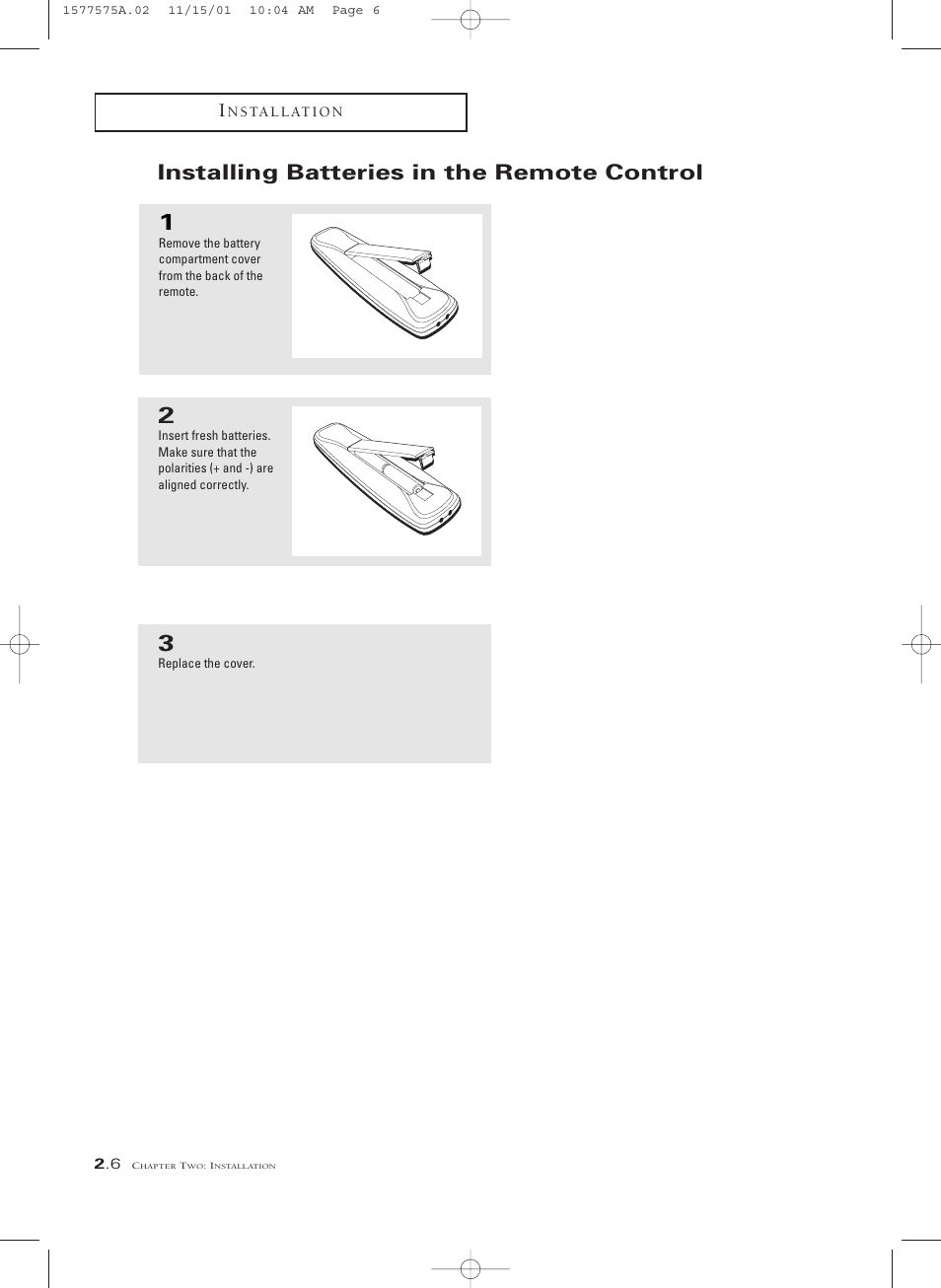 Installing batteries in the remote control | RCA MR29410 User Manual | Page 14 / 27