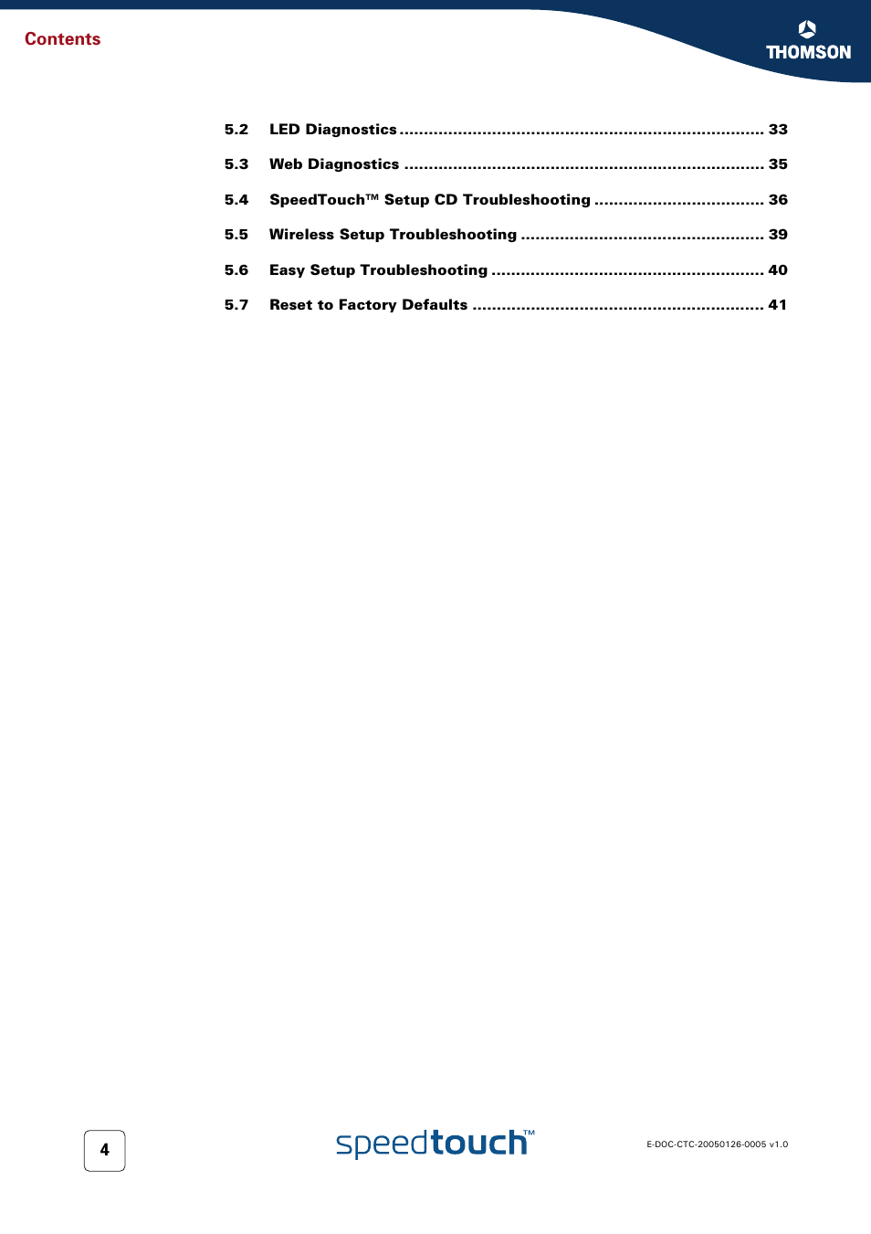 RCA SpeedTouch 580 User Manual | Page 6 / 46