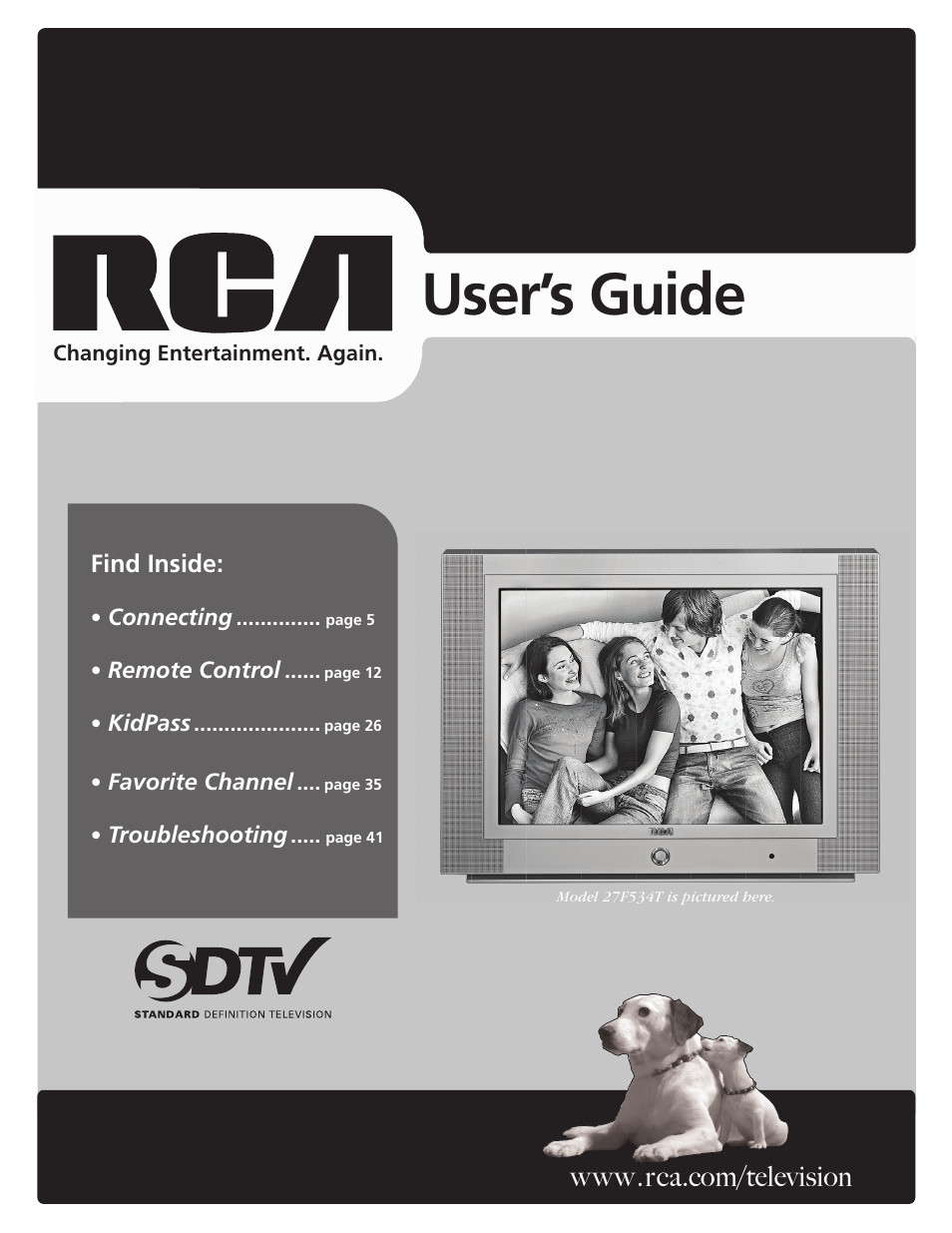 RCA 27F534T User Manual | 48 pages