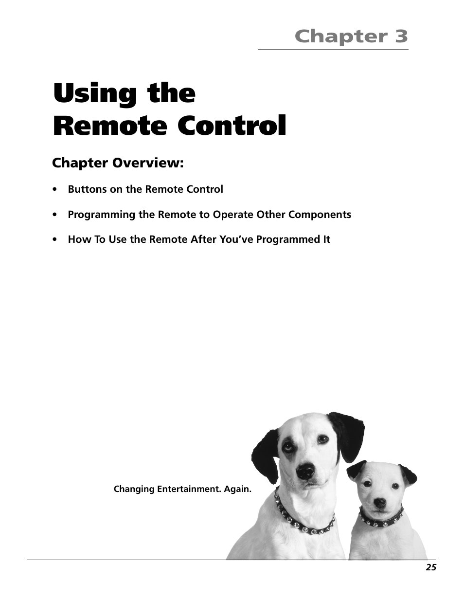 Using the remote control, Chapter 3 | RCA VR706HF User Manual | Page 27 / 64