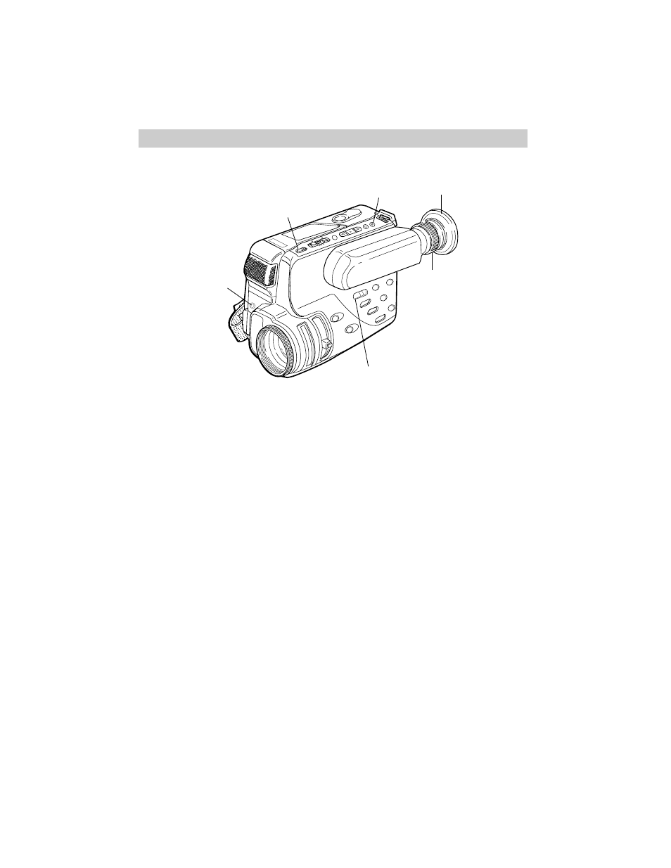 First-time operation, Adjust the eyepiece focus control for your vision, Start and stop recording | Play back what you have recorded, Continued) | RCA Pro870  FR User Manual | Page 20 / 81