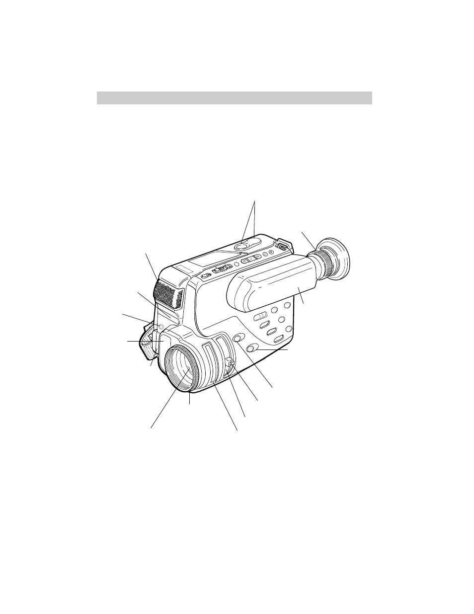 First-time operation, Review all the camcorder’s operating controls, Continued) | RCA Pro870  FR User Manual | Page 21 / 81