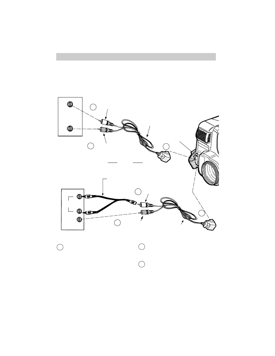 Playback on tv (or vcr) with audio/video in jacks, Installation | RCA Pro870  FR User Manual | Page 69 / 81