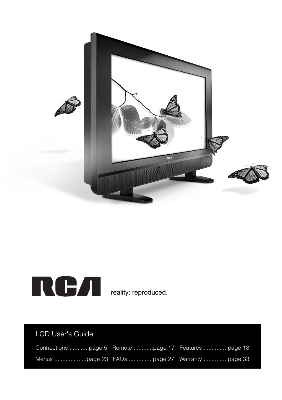 RCA L26WD21 User Manual | 36 pages