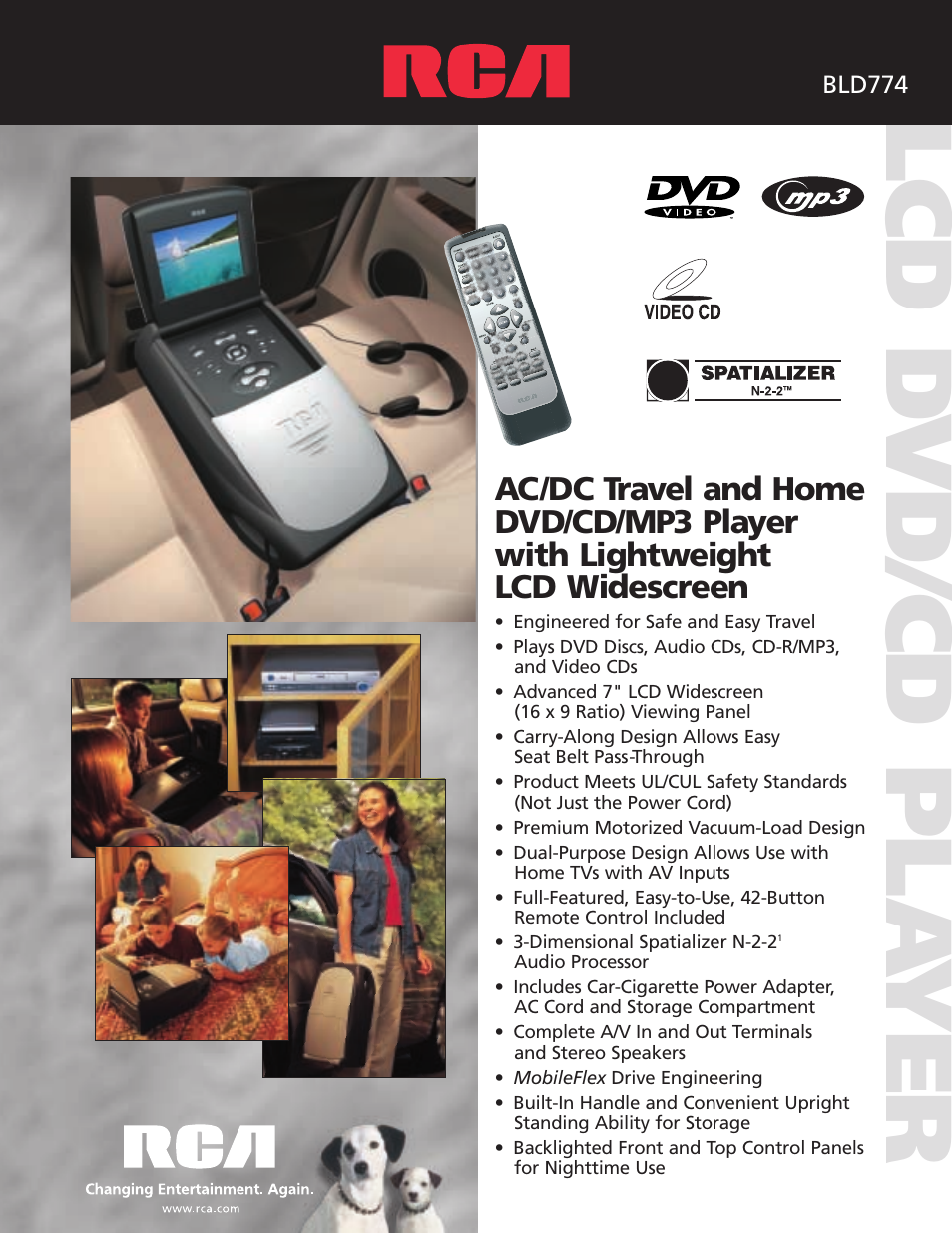 RCA BLD774 User Manual | 2 pages