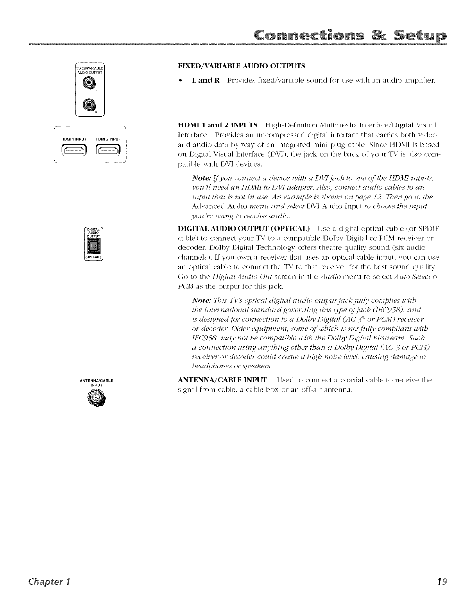 RCA Flat Panel Television User Manual | Page 19 / 64