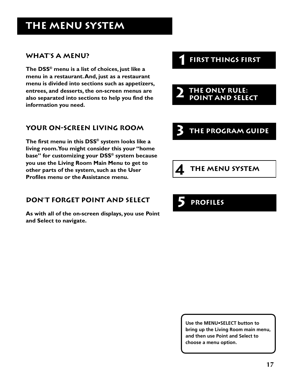 The menu system | RCA DRD403RA User Manual | Page 19 / 72