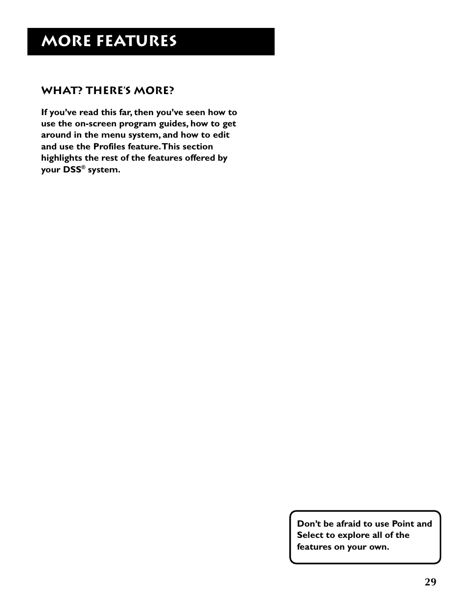 More features | RCA DRD403RA User Manual | Page 31 / 72