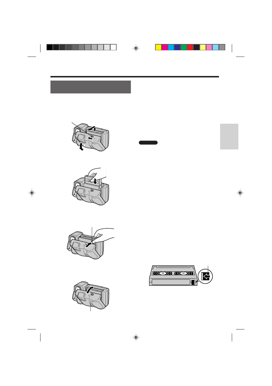 Inserting and removing a cassette, Cassettes | RCA ProV714 User Manual | Page 15 / 40