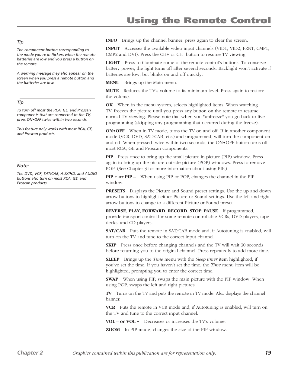 Using the remote control | RCA 1622254A User Manual | Page 21 / 48