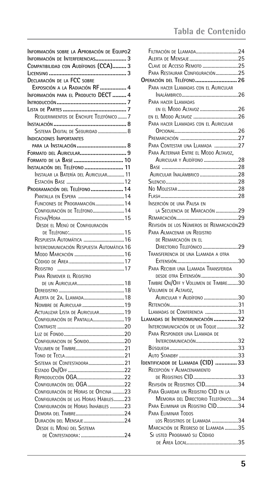 RCA DECT 00023265 User Manual | Page 55 / 100
