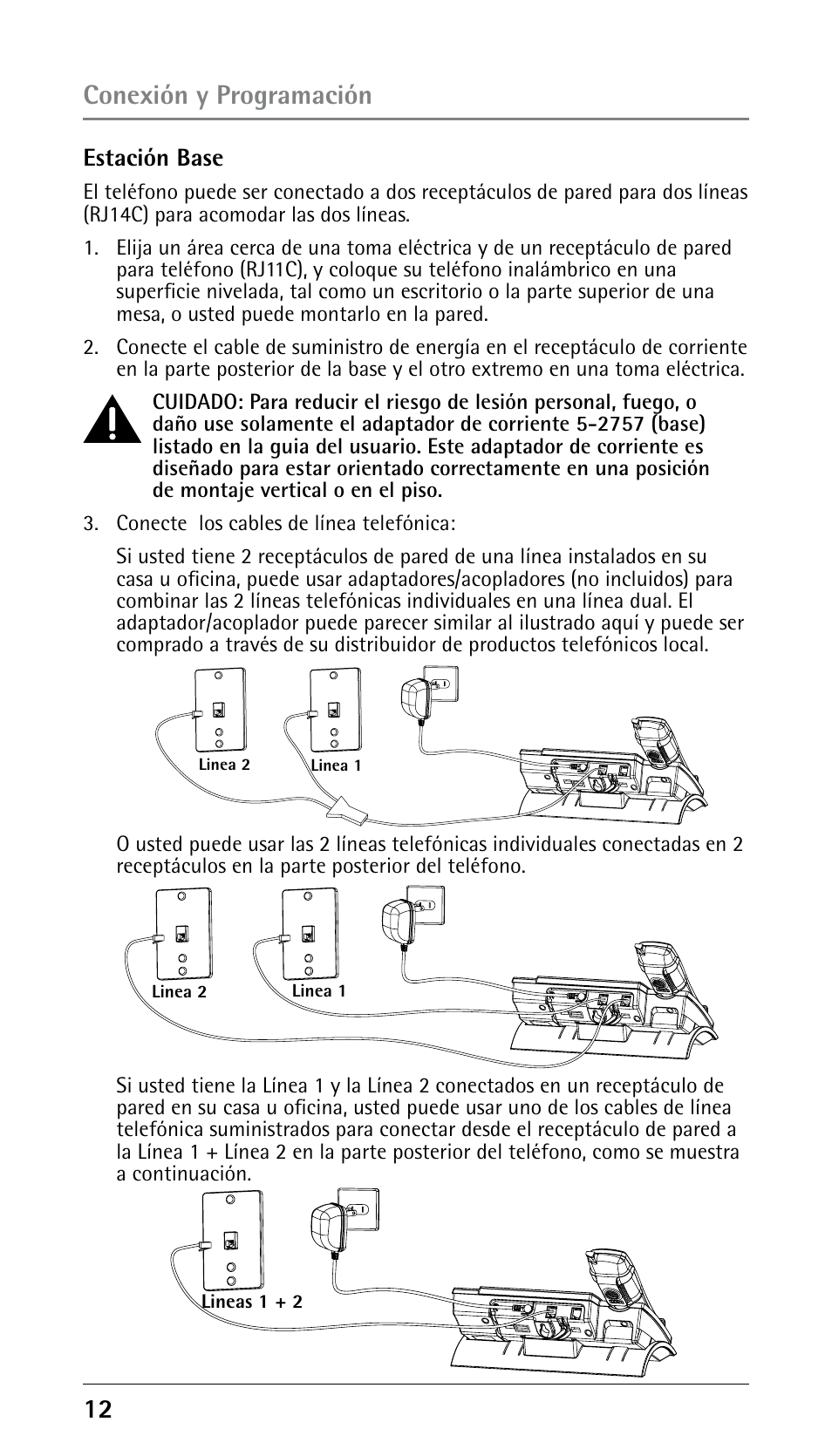 Conexión y programación | RCA DECT 00023265 User Manual | Page 62 / 100