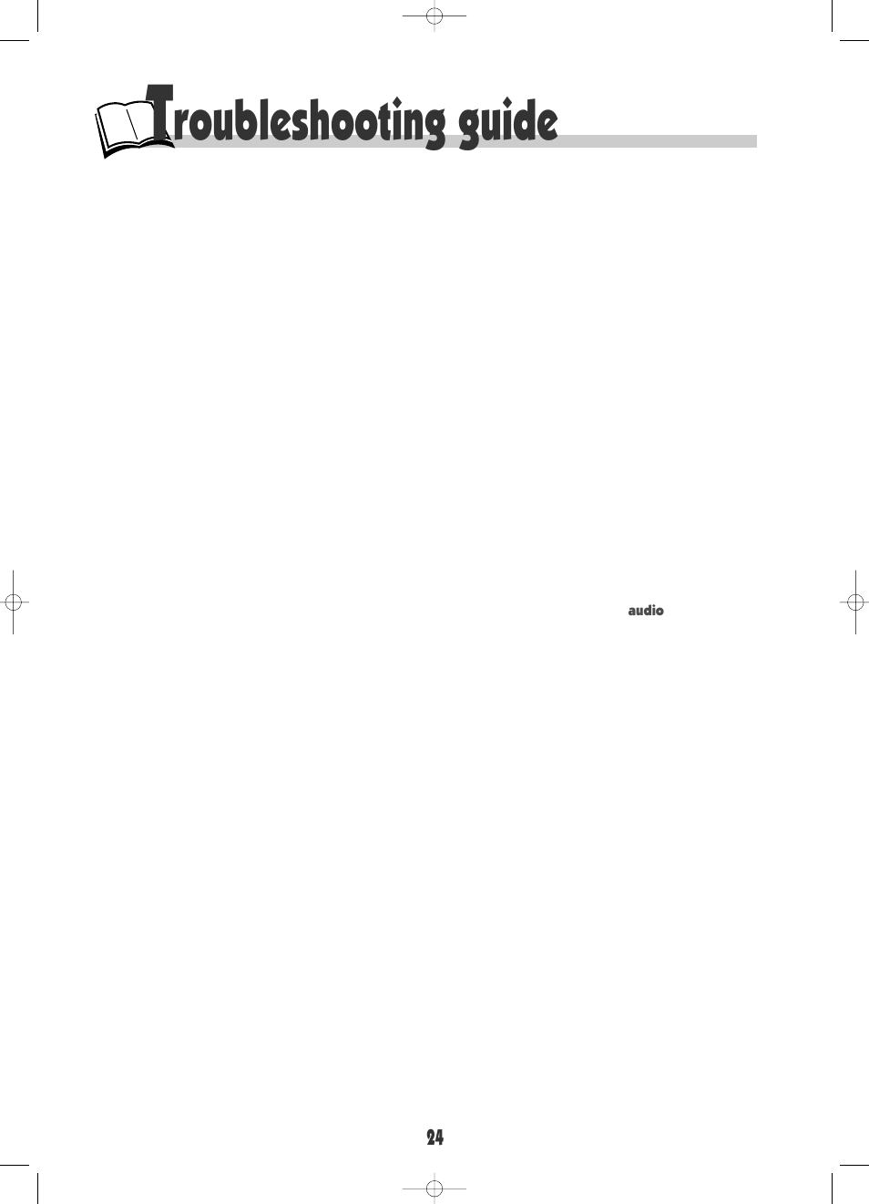 Roubleshooting guide | RCA DRC600N User Manual | Page 26 / 30