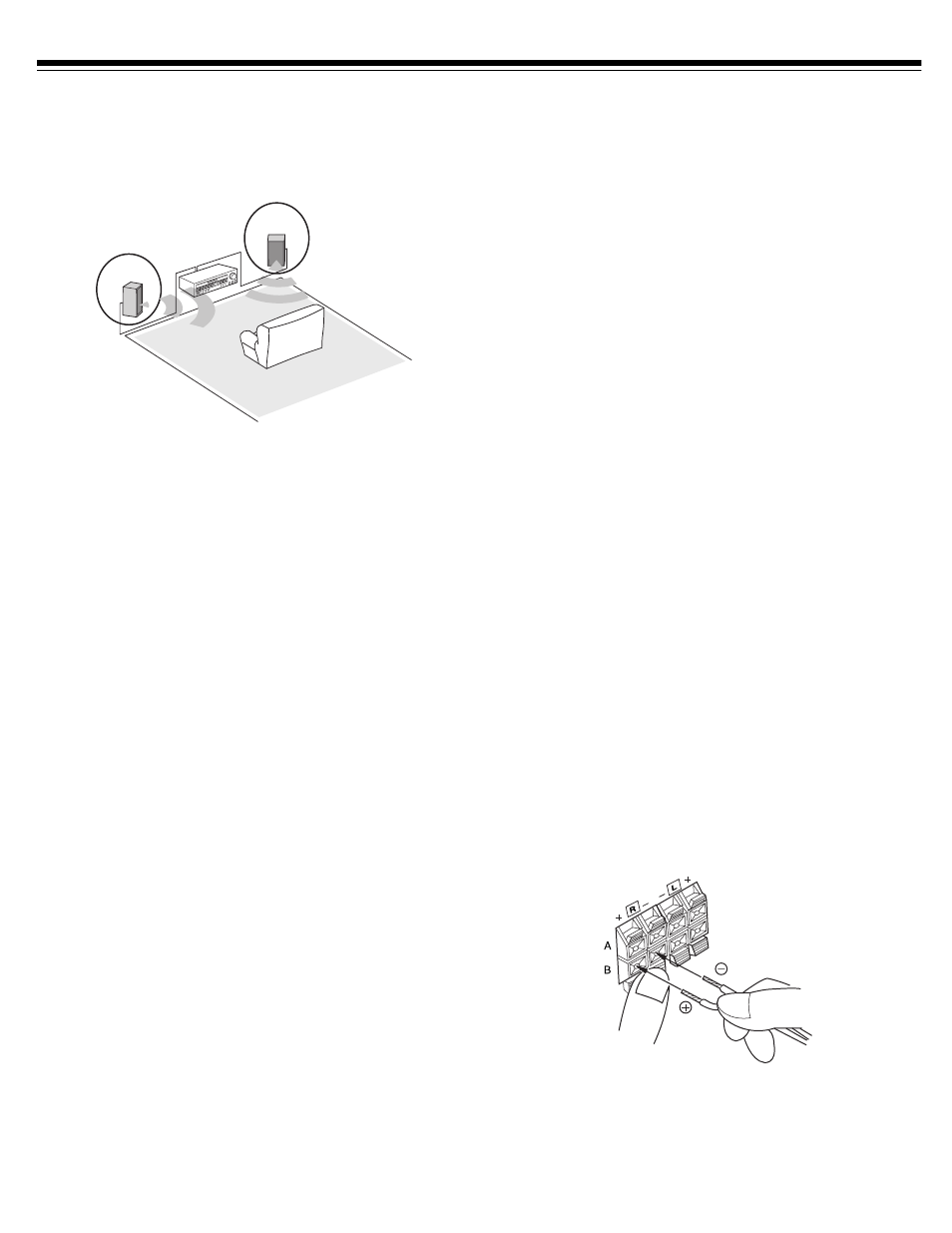 Preparation, Positioning speakers, Connecting speakers | RCA Stereo Receiver with Remote Control User Manual | Page 5 / 16