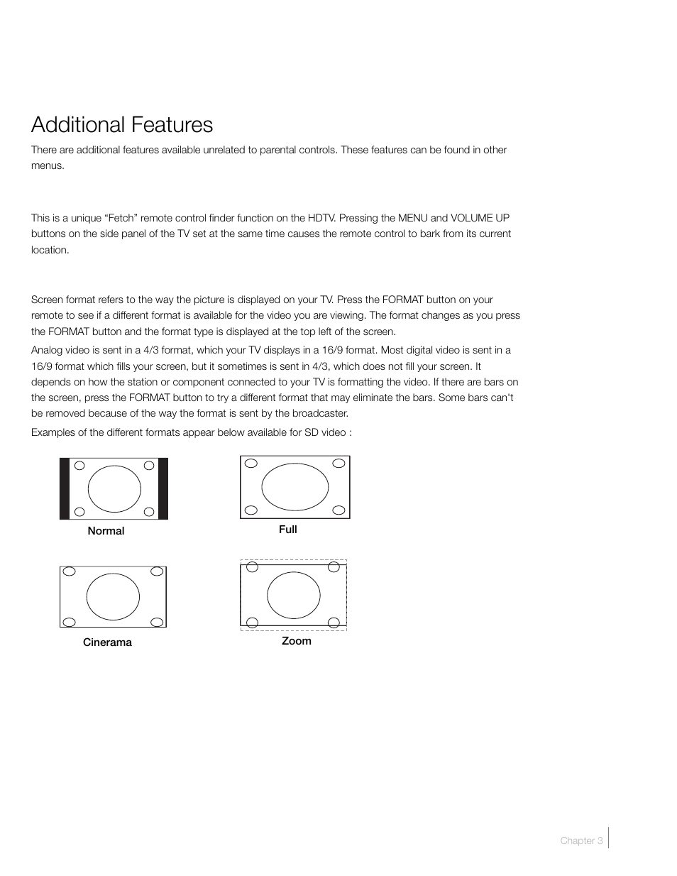 Additional features | RCA L42FHD2X48 User Manual | Page 33 / 52