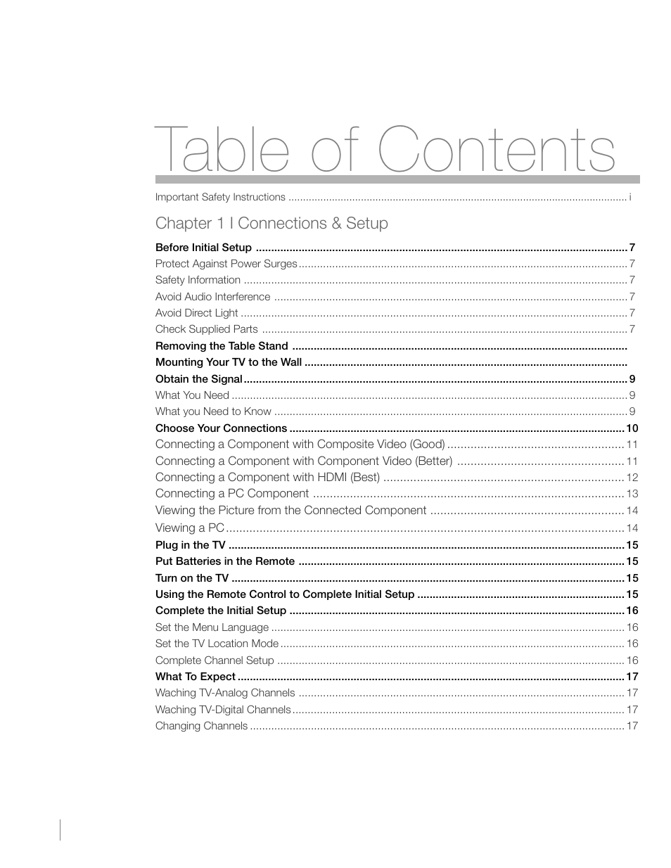 RCA L42FHD2X48 User Manual | Page 4 / 52