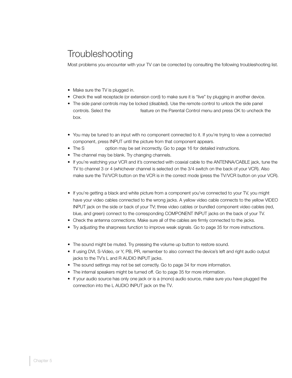Troubleshooting | RCA L42FHD2X48 User Manual | Page 42 / 52