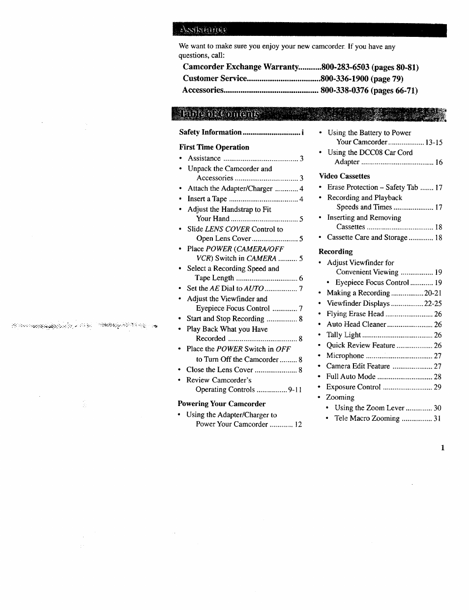 RCA CC643 User Manual | Page 3 / 85