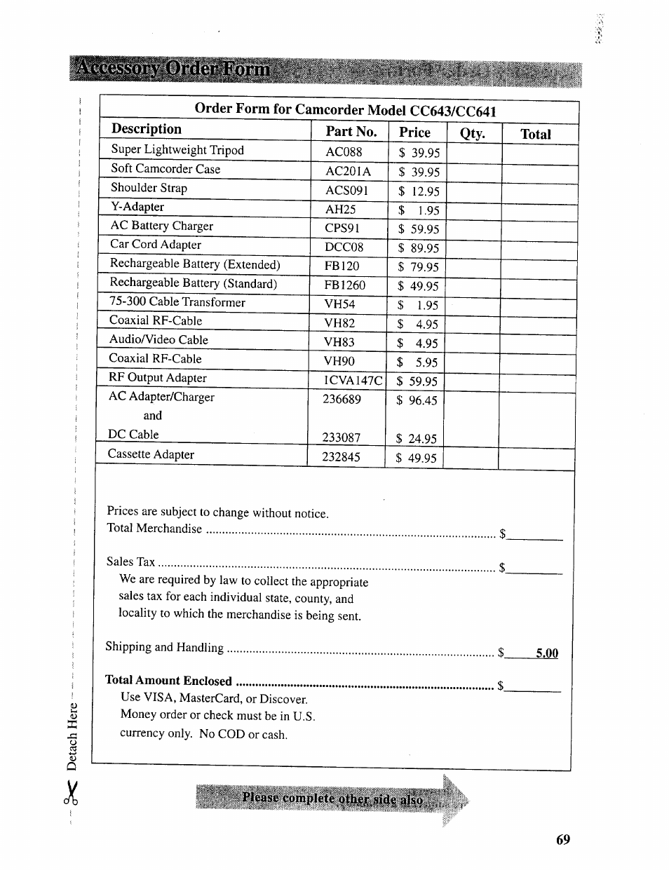 RCA CC643 User Manual | Page 68 / 85