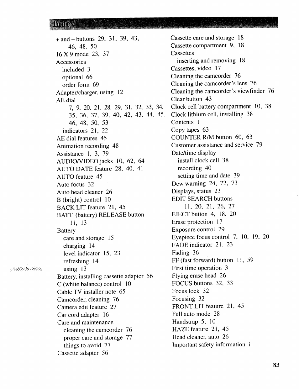 RCA CC643 User Manual | Page 82 / 85