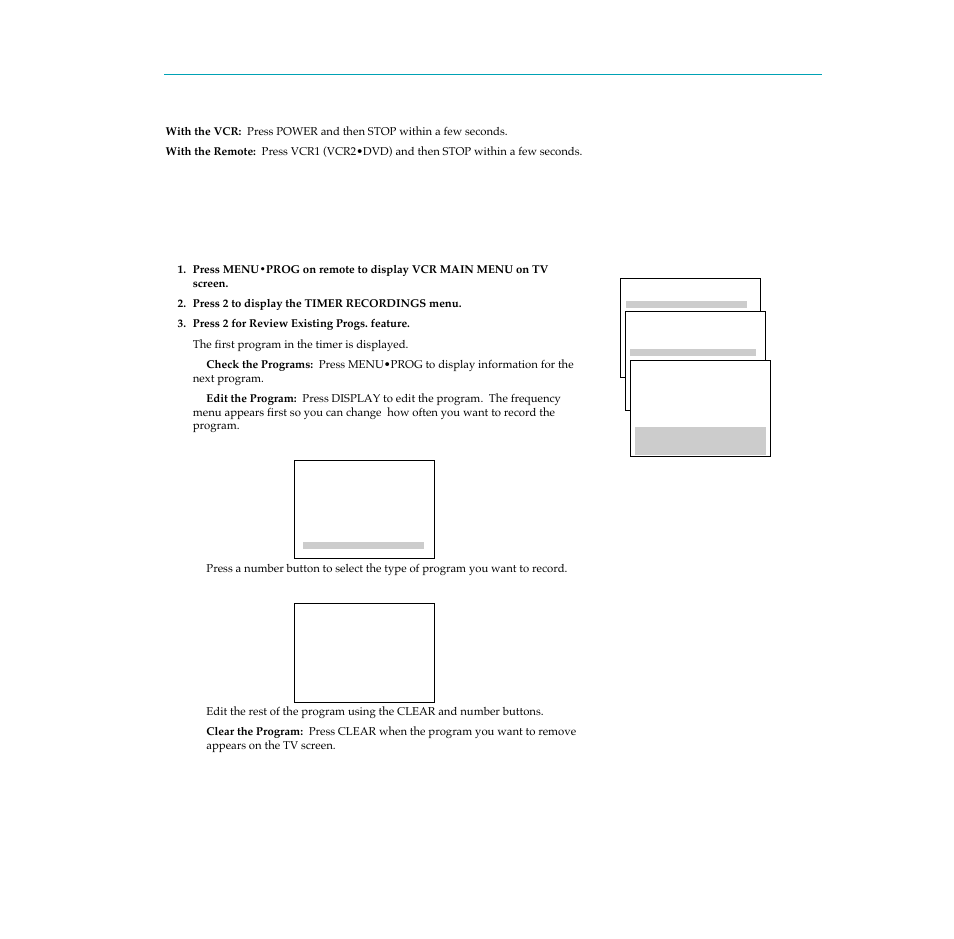 42 recording a program | RCA PSVR65 User Manual | Page 44 / 60