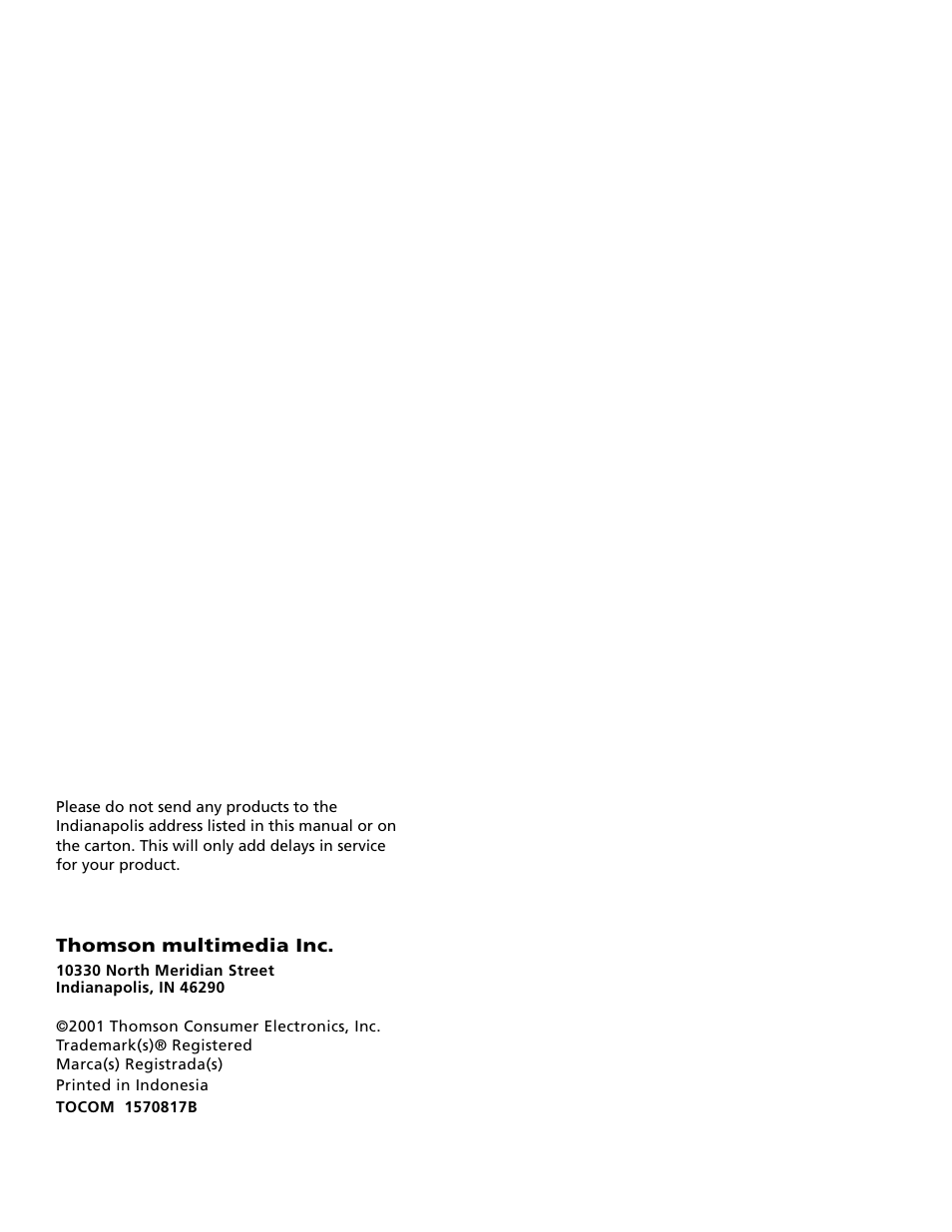 RCA VR651HF User Manual | Page 60 / 60