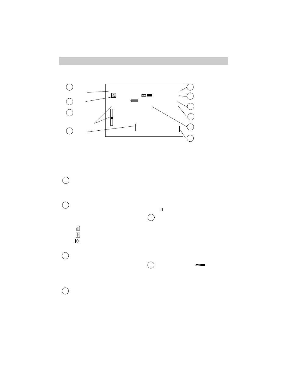 Displays in viewfinder | RCA CC632 User Manual | Page 26 / 76