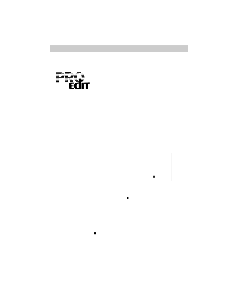 Proedit features | RCA CC632 User Manual | Page 35 / 76