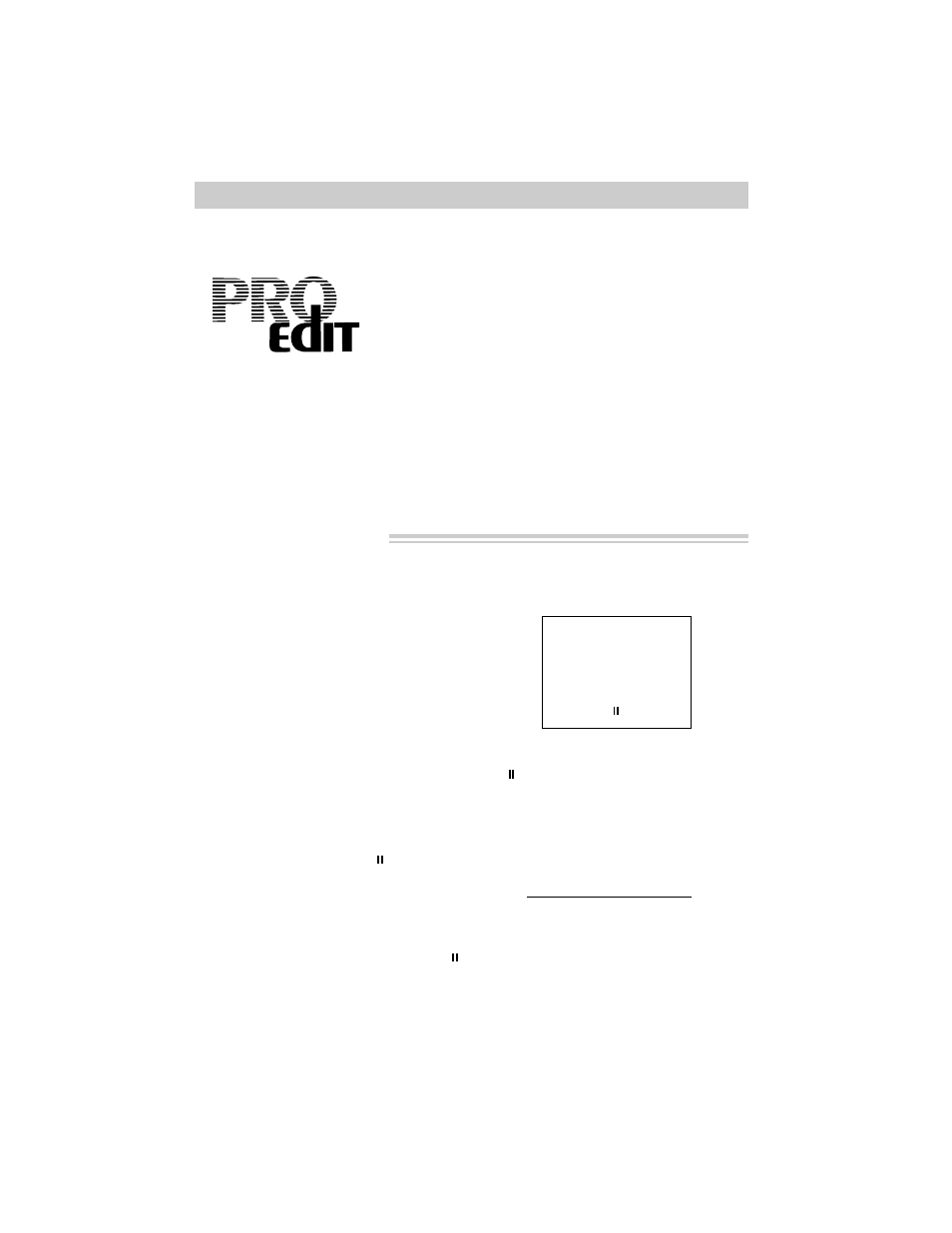 Proedit features | RCA CC632 User Manual | Page 37 / 76