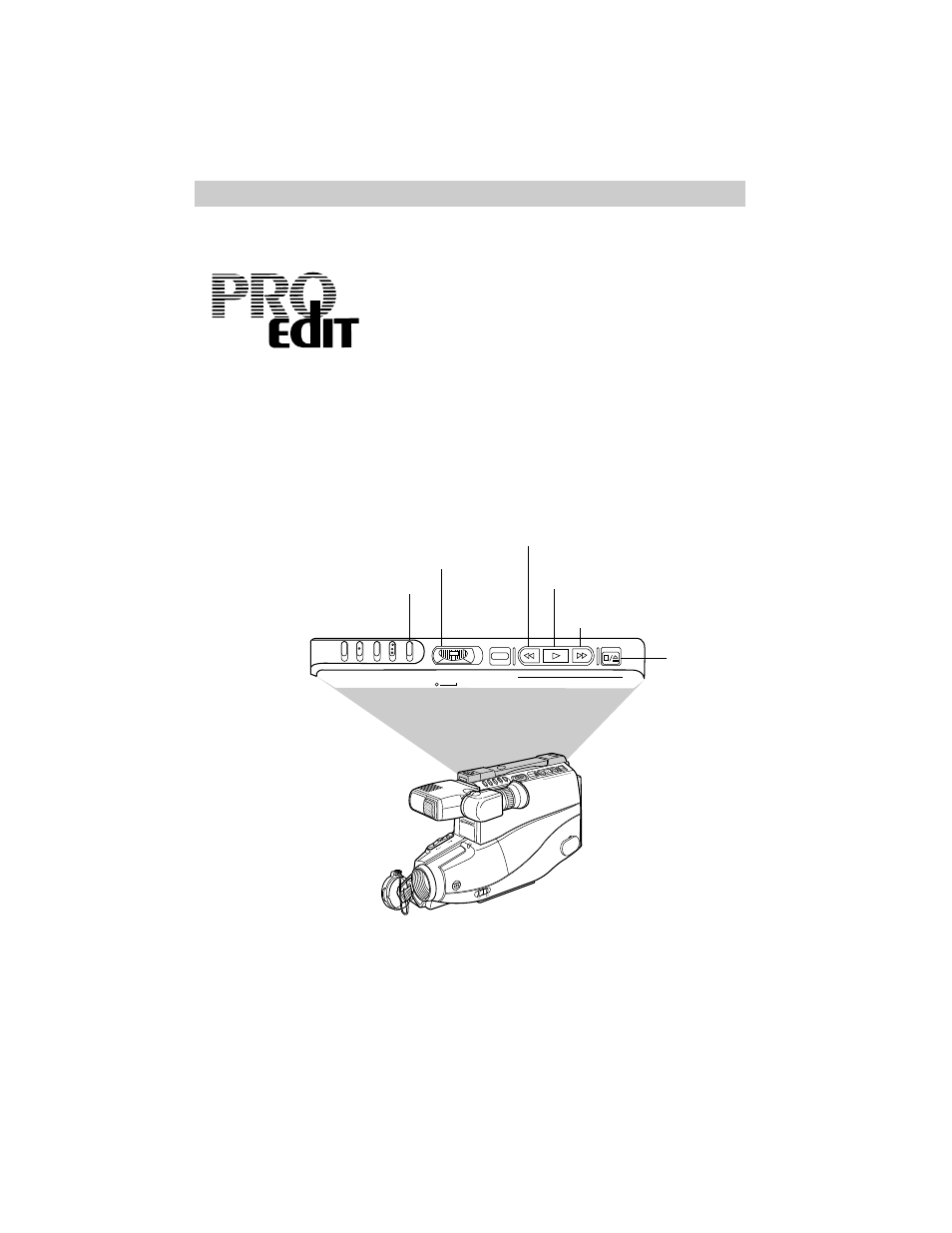 Proedit features, Titler, Auto off on | Title sel | RCA CC632 User Manual | Page 38 / 76