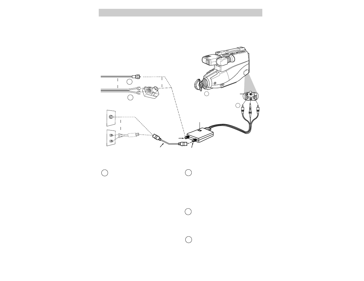 Playback on a tv without audio and video inputs | RCA CC632 User Manual | Page 48 / 76