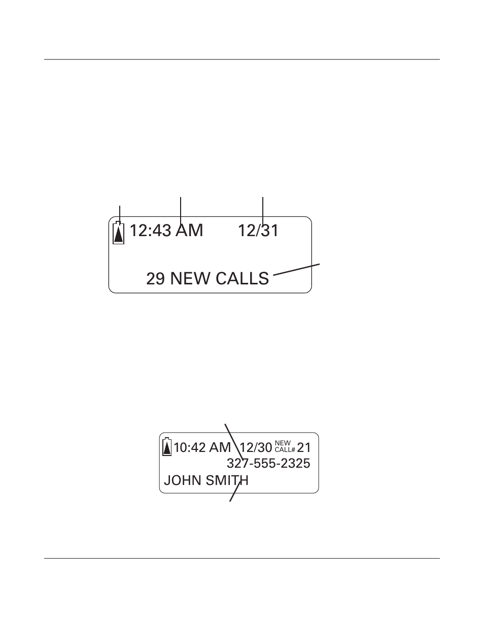 Caller id, Caller id (cid), Summary screen | Receiving and storing cid records, Aller, Id (cid), Ummary, Creen, Eceiving, Toring | RCA 25202 User Manual | Page 22 / 38