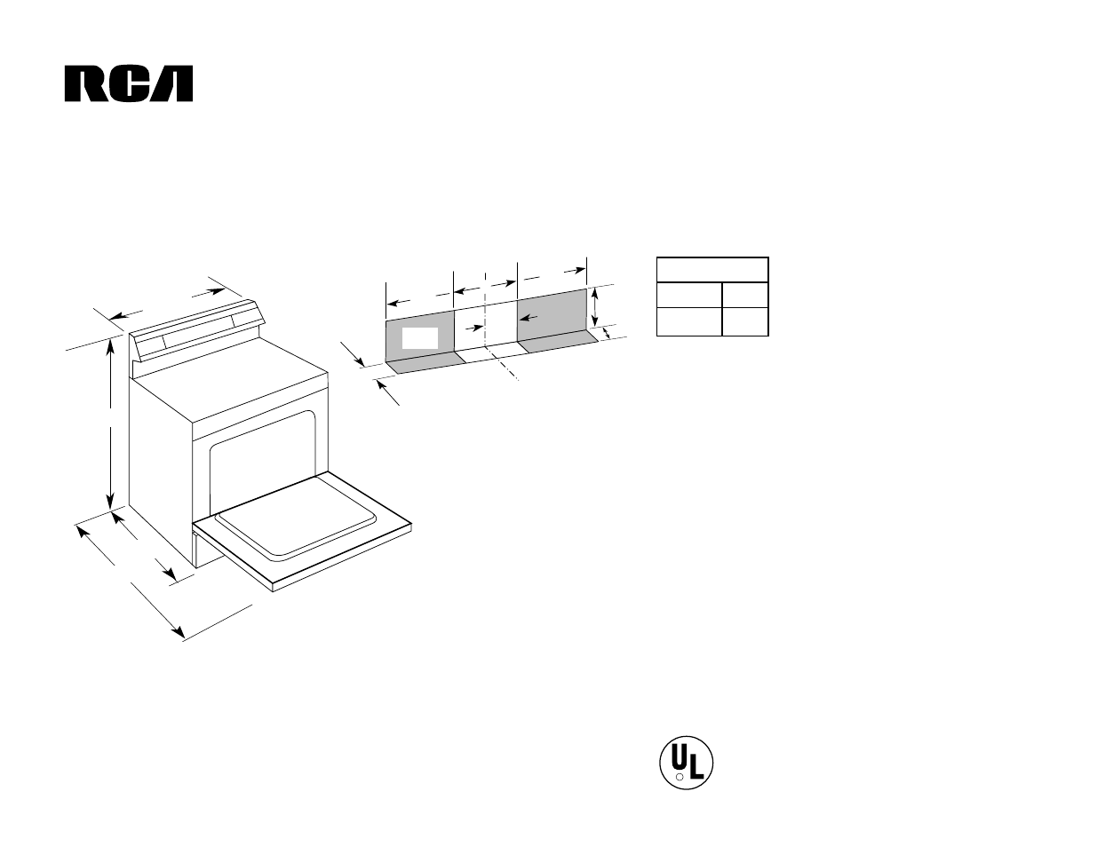 RCA LEB356GY User Manual | 2 pages