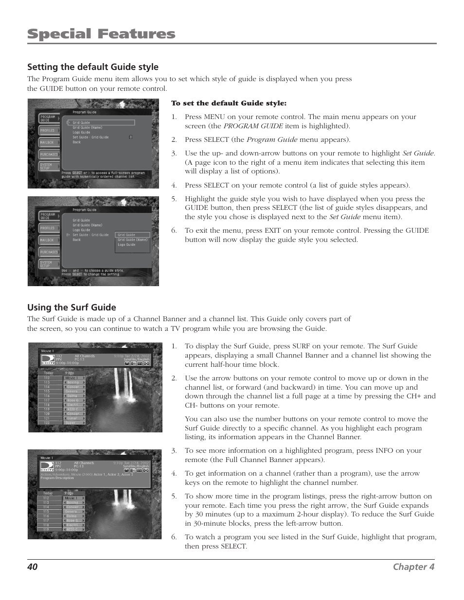 Special features | RCA DTC210 User Manual | Page 42 / 80