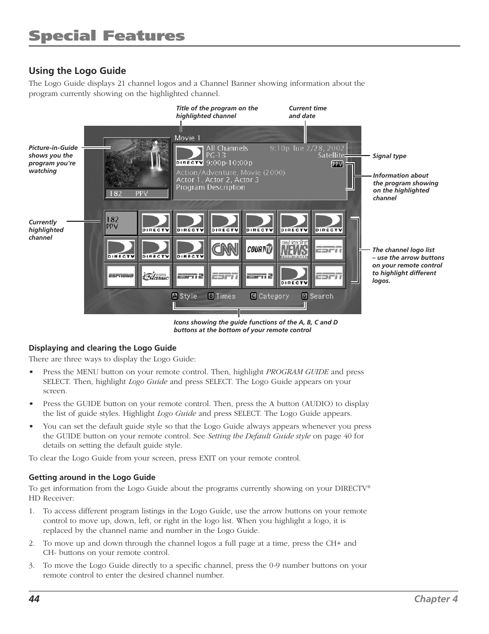 Special features | RCA DTC210 User Manual | Page 46 / 80